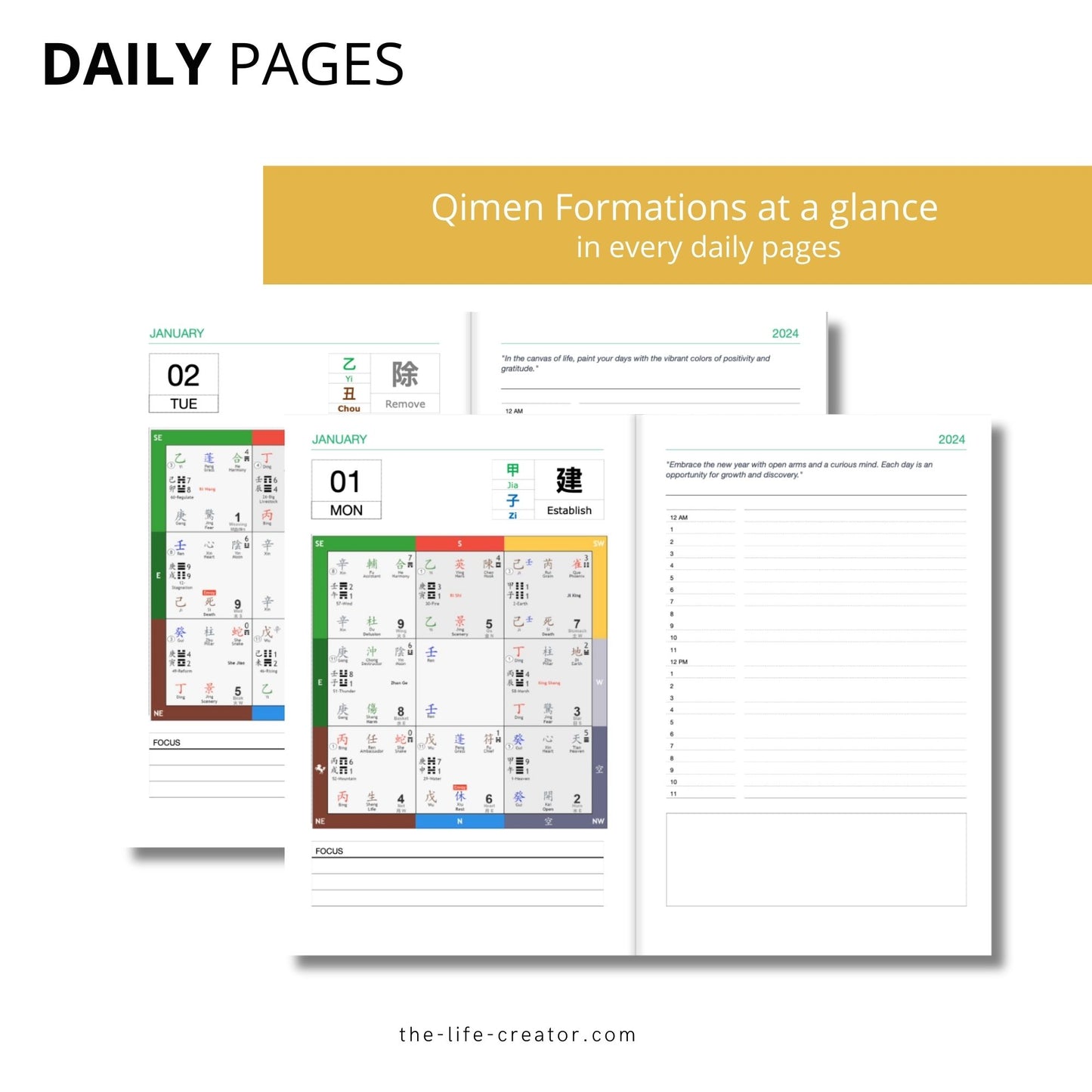 2024 Qimen Life Planner