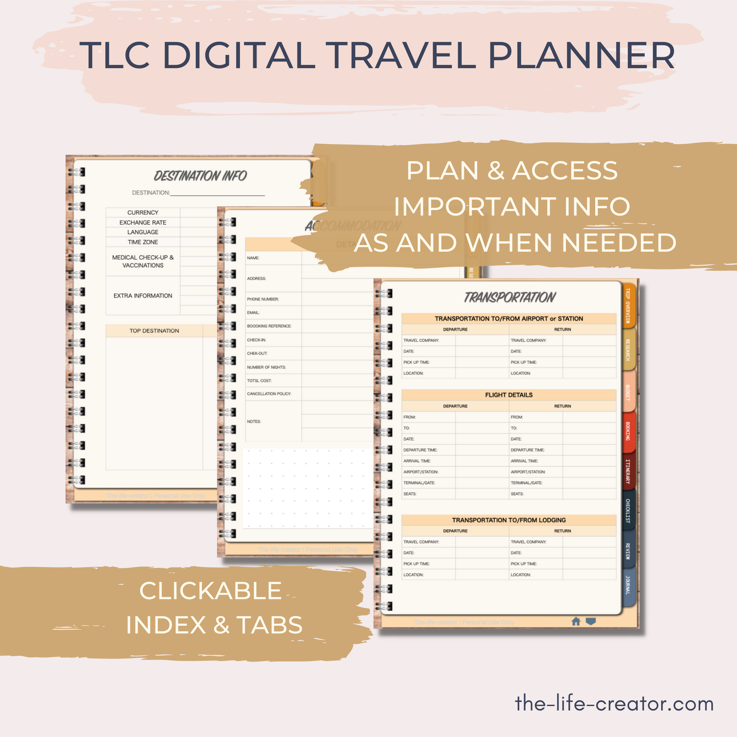 Travel Planner and Journal