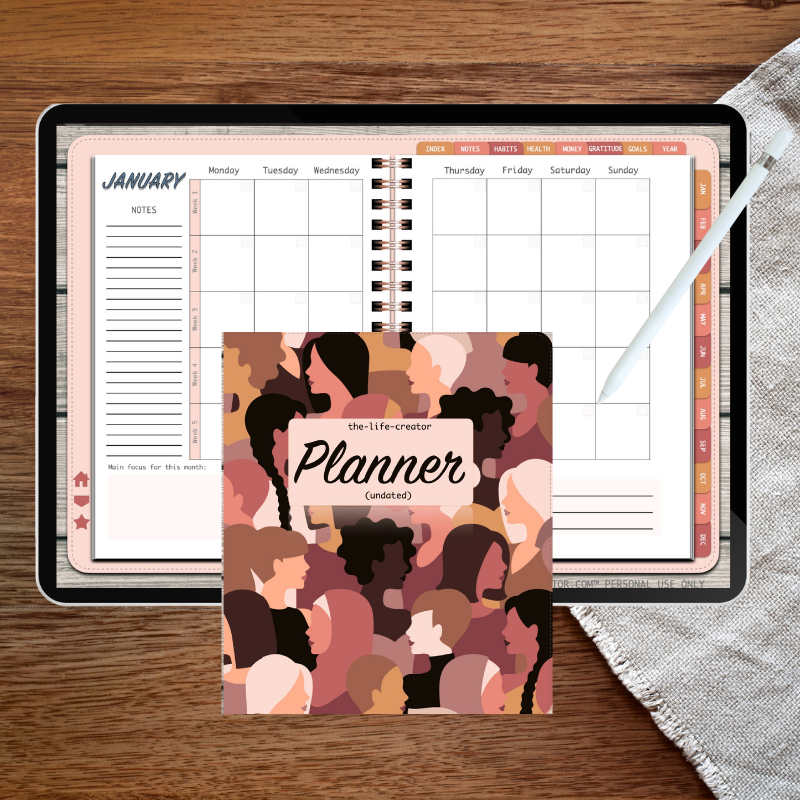 TLC SUPERWOMEN Undated Digital Planner (Landscape)