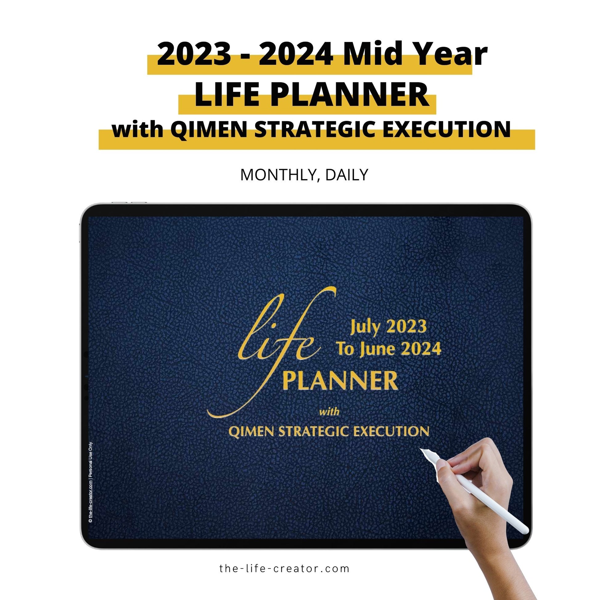 2023 2024 Mid Year Digital Life Planner with QIMEN Strategic Execution –  The Life Creator