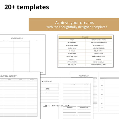 2023 2024 Mid Year Digital Life Planner with QIMEN Strategic Execution