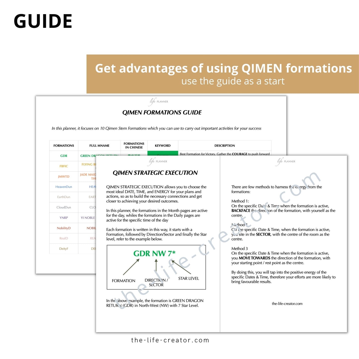 2023 2024 Mid Year Digital Life Planner with QIMEN Strategic Execution