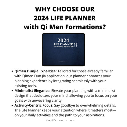 2024 Life Planner with QiMen Formations