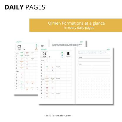 2024 Life Planner with QiMen Formations