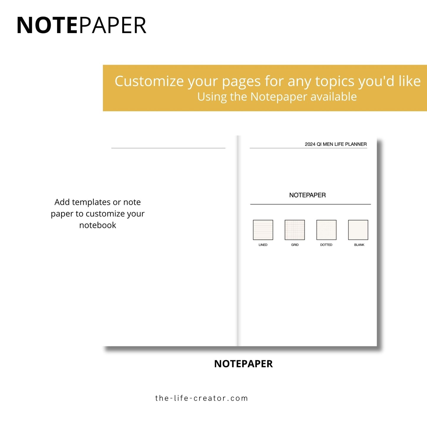 2024 Life Planner with QiMen Formations