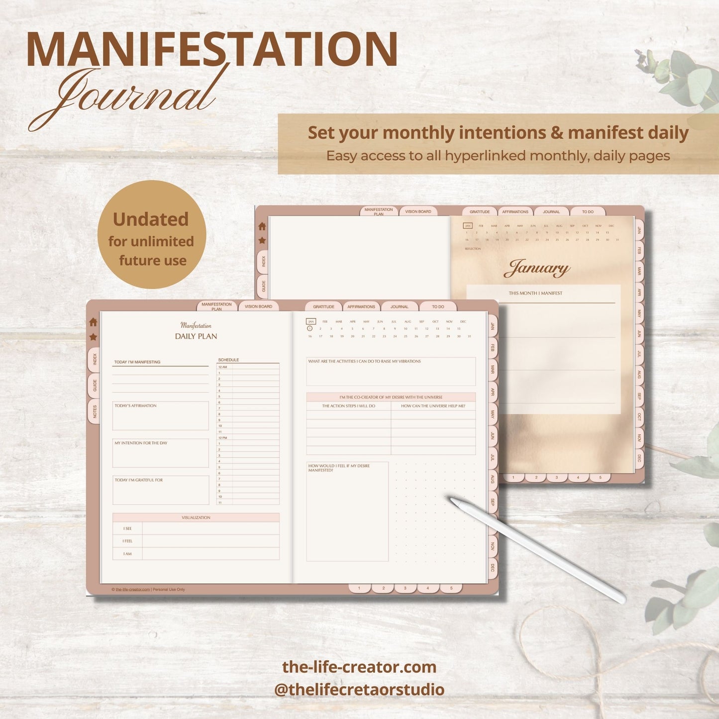 Manifestation Journal | Manifesting Planner