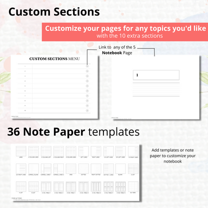 2022 2023 Life Planner | Landscape | Monthly Weekly Daily